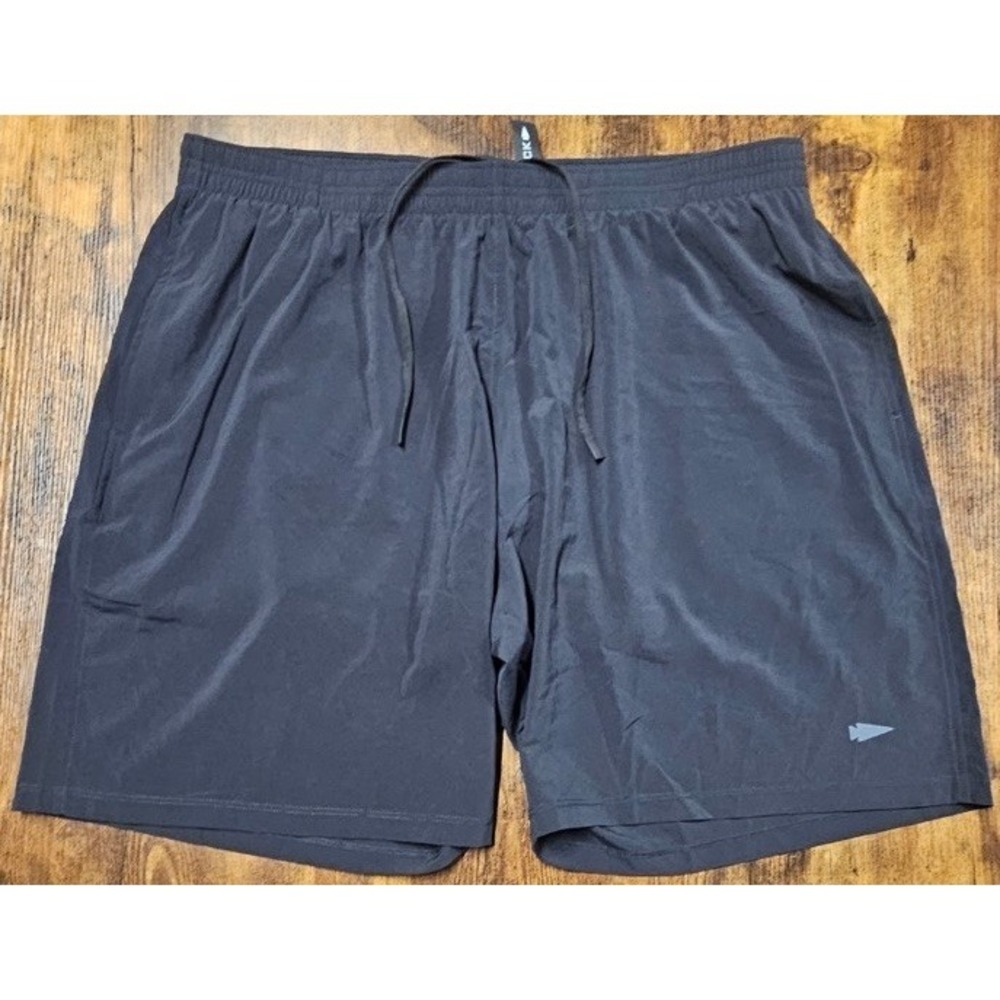 GORUCK Tough Stretch 8" Athletic Shorts Black Workout Gym Active Lined Size 2XL